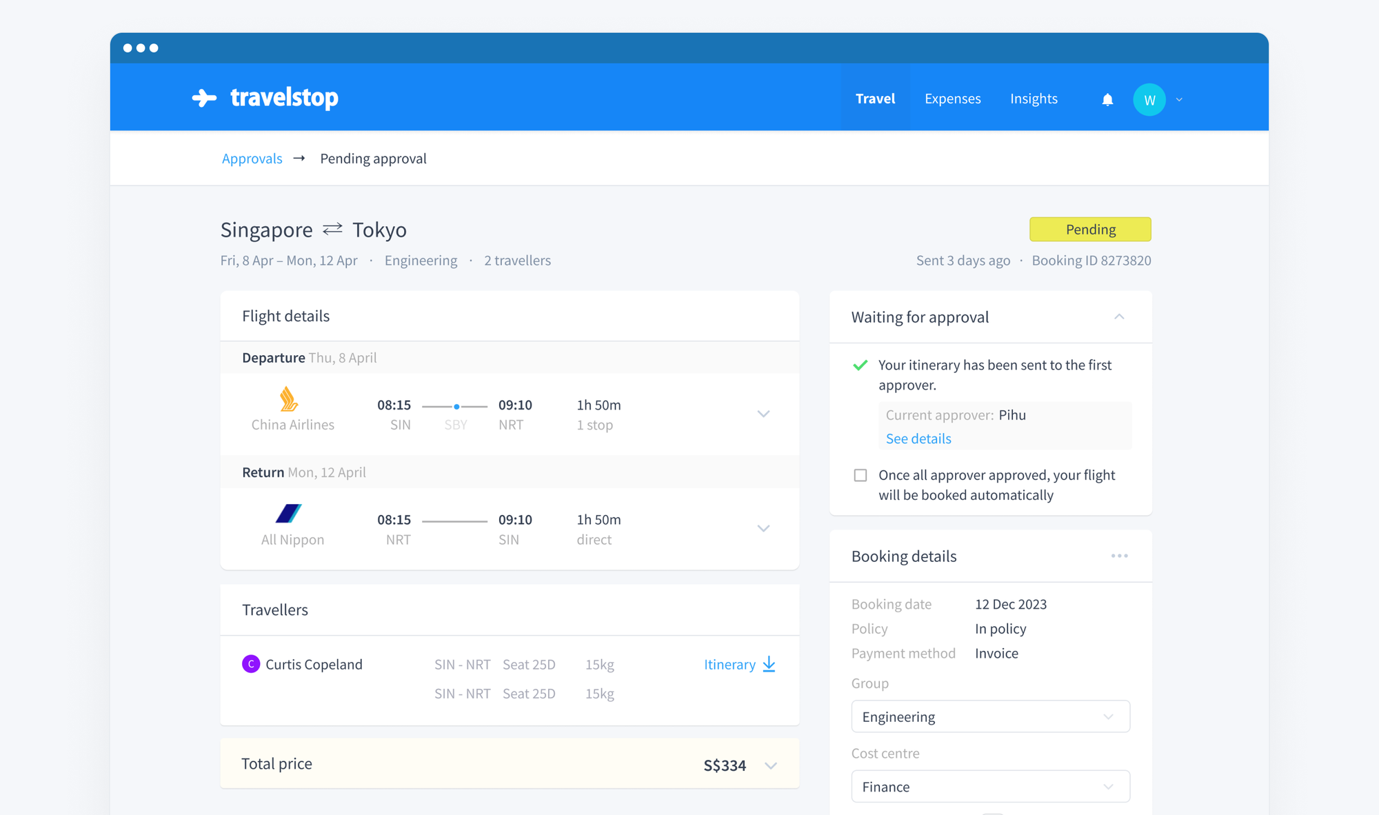 Travel Requests-Travelstop