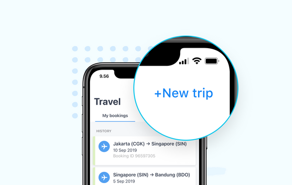 New in Travelstop: In-app travel booking